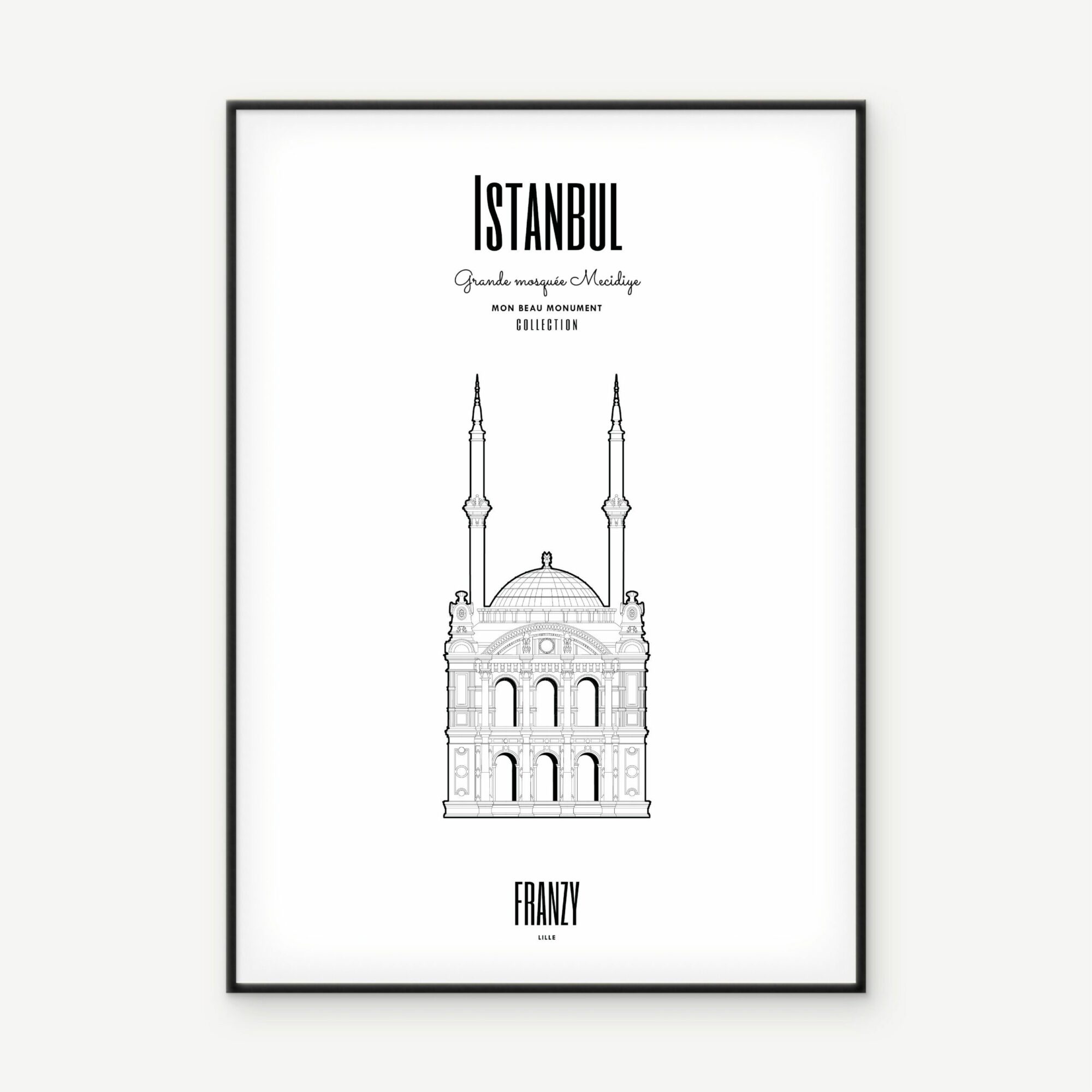 Illustration - Mosquée Mecidiye d'Istanbul