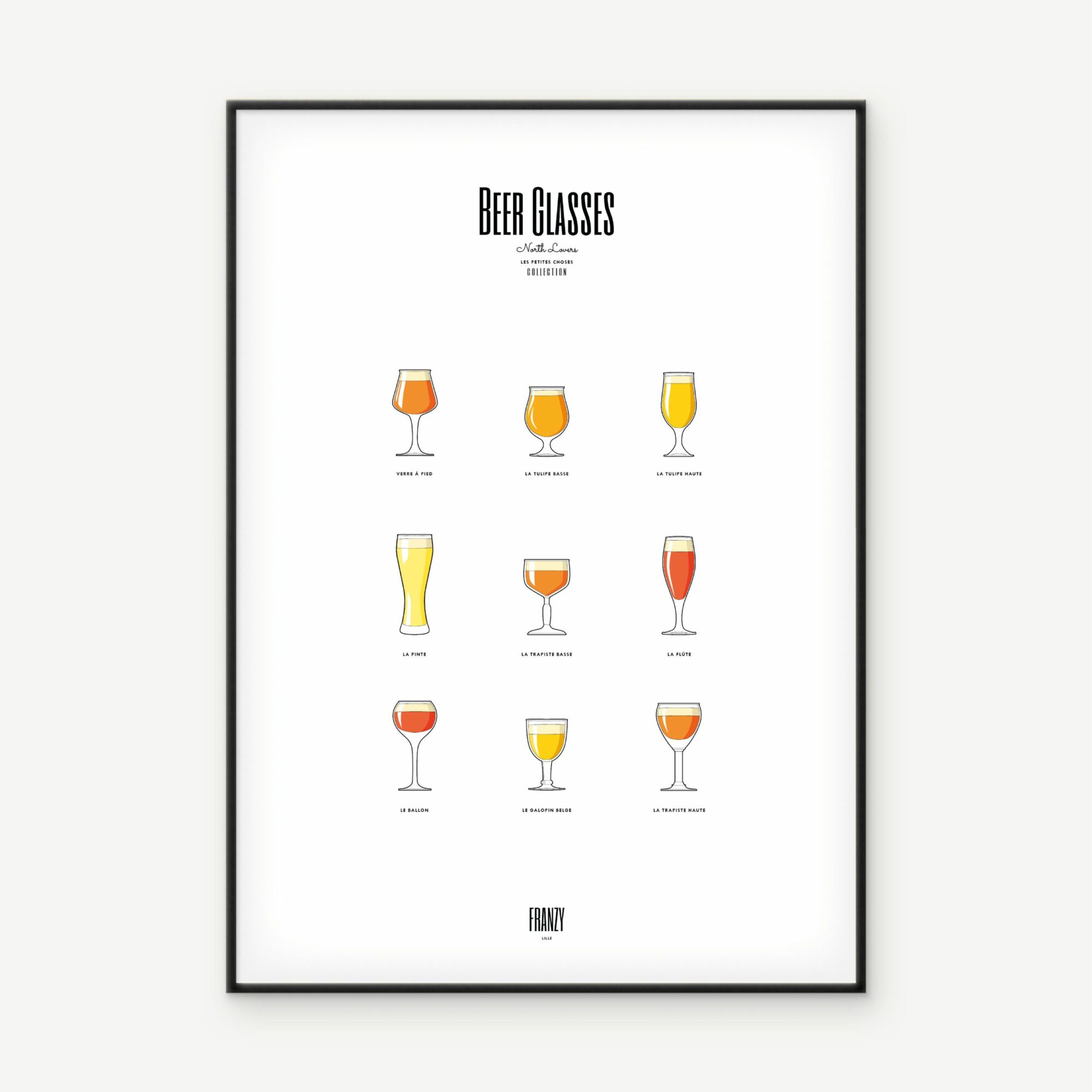 Illustration Color - Beer Glasses